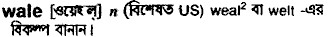 Wale in Bangla Academy Dictionary