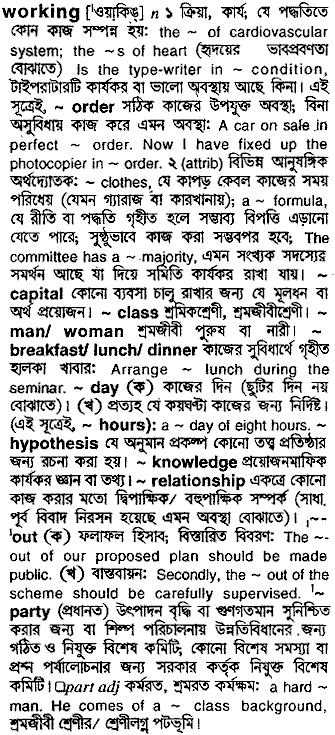 Working in Bangla Academy Dictionary