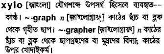 Xylo in Bangla Academy Dictionary